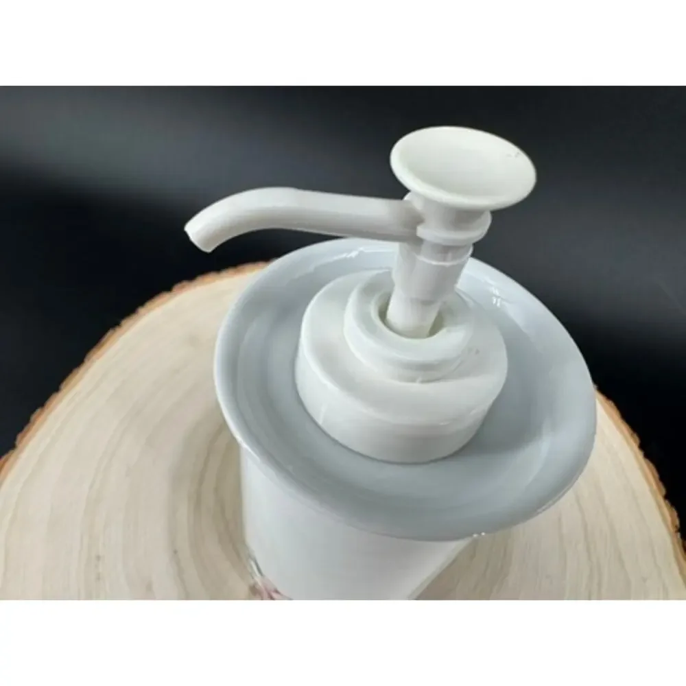 Vintage Bill Blass Floral Festival Soap Dispenser Andre Richard Japan 1986